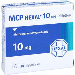 Abbildung: MCP Hexal 10 Tabletten 20 St, Tabletten PZN 07553328