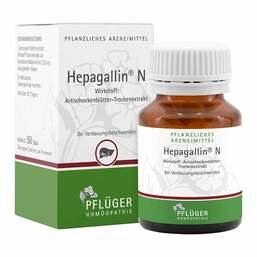 Abbildung: Hepagallin N Dragees 50 St, Dragees PZN 07553682