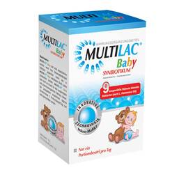 Abbildung: Multilac Baby Synbiotikum Portionsbeutel Beutel, 10 St PZN 07560452