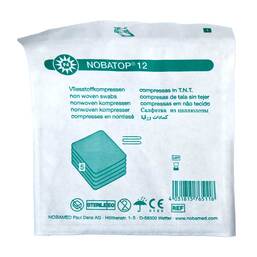 Abbildung: Nobatop 12 Kompressen 10x20c 20X5 St, Kompressen PZN 07572076