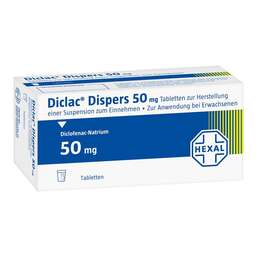 Abbildung: Diclac Dispers Tabletten 50 St, Tabletten PZN 07577228