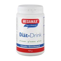 Abbildung: Megamax Diät Drink Schoko Pulver Pulver, 425 g PZN 07577659