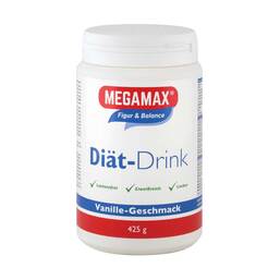 Abbildung: Megamax Diät Drink Vanille Pulver Pulver, 425 g PZN 07577702