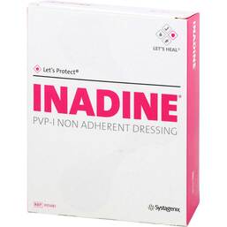 Abbildung: Inadine Salbengaze mit Pvp Io 25 St, Wundgaze PZN 07584228