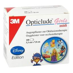 Abbildung: Opticlude 3M Disney Pflaster Girls midi 2538MDPG-100 100 St, Pflaster PZN 07588396