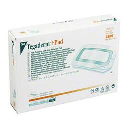 Abbildung: Tegaderm 3M Plus Pad 9x15cm Fertigverband 3589 25 St, Verband PZN 07590430