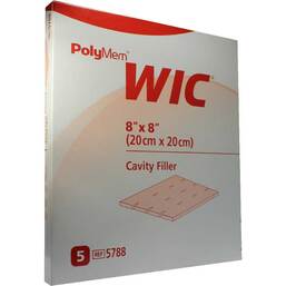 Abbildung: Polymem Wic Wundfüller 20x20cm 5 St PZN 07590648