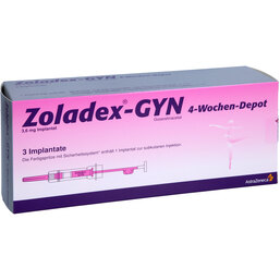 Abbildung: Zoladex Gyn 3,6 mg Implantat in einer Fertigspritze 3X1 St, Implantat PZN 07591079