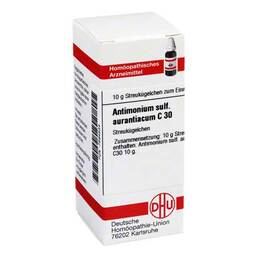 Abbildung: Antimonium sulfuratum aurantiacum C 30 Globuli Globuli, 10 g PZN 07594534