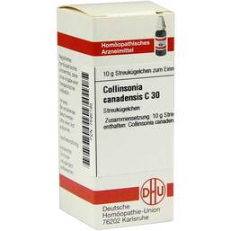 Abbildung: DHU Collinsonia canadensis C 30 10 g, Globuli PZN 07595195