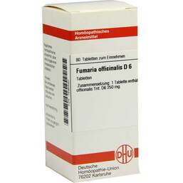 Abbildung: DHU Fumaria offic. D 6 Tabletten 80 St, Tabletten PZN 07595580