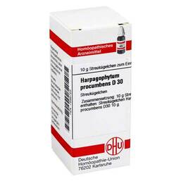 Abbildung: DHU Harpagophytum procumbens D 30 Globuli Globuli, 10 g PZN 07595723