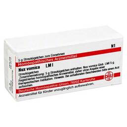 Abbildung: DHU LM Nux vomica I Globuli Globuli, 5 g PZN 07596154