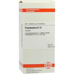Abbildung: DHU Podophyllum D 12 Tabletten Tabletten, 200 St PZN 07596740