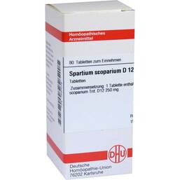 Abbildung: DHU Spartium Scoparium D 12 Tabletten 80 St, Tabletten PZN 07597076