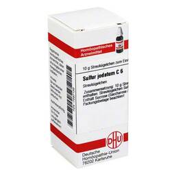 Abbildung: DHU Sulfur jodatum C 6 Globuli 10 g, Globuli PZN 07597136