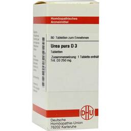 Abbildung: DHU Urea Pura D 3 Tabletten Tabletten, 80 St PZN 07597219