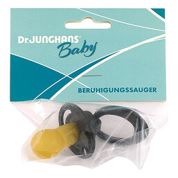 Abbildung: Beruhigungssauger Kirschform Latex ab 6 M.schwarz 1 St PZN 07602280