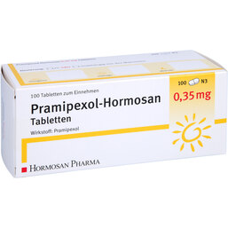 Abbildung: Pramipexol Hormosan 0,35 mg Tabletten 100 St, Tabletten PZN 07609448