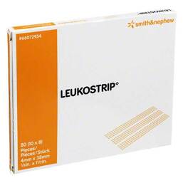 Abbildung: Leukostrip Wundnahtstreifen 10X8 St, Pflaster PZN 07610374