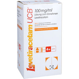 Abbildung: Levetiracetam Ucb 100 mg / ml Lösung 300 ml, Lösung zum Einnehmen PZN 07611190