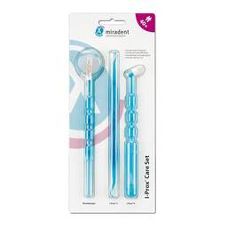 Abbildung: Miradent Pflegeset I-Prox Care Set blau trans. 1 P PZN 07618708