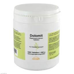 Abbildung: Dolomit Magnesium Calcium Tabletten Tabletten, 1000 St PZN 07621194