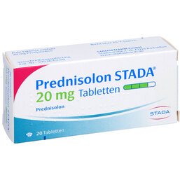 Abbildung: Prednisolon STADA 20 mg Tabletten 20 St, Tabletten PZN 07626056