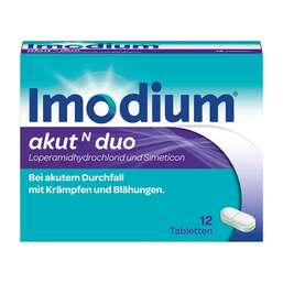 Abbildung: Imodium akut N duo Tabletten Tabletten, 12 St PZN 07628581