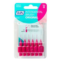 Abbildung: Tepe Interdentalbürste 0,4mm pink Zahnbürste, 6 St PZN 07641185