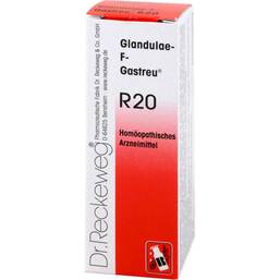 Abbildung: Glandulae F Gastreu R 20 Tropfen zum Einnehmen 22 ml, Mischung PZN 07645349