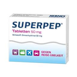Abbildung: Superpep Reise Tabletten 50 mg Tabletten, 10 St PZN 07662425