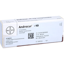 Abbildung: Androcur 10 Tabletten 15 St, Tabletten PZN 07663583
