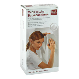 Abbildung: Bort Soft Daumenschiene kurz small schwarz 1 St, Bandage PZN 07669798