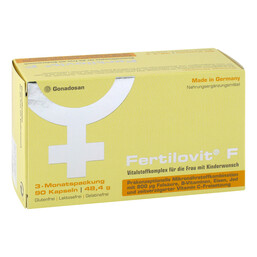 Abbildung: Fertilovit F Kapseln 90 St, Kapseln PZN 07677378