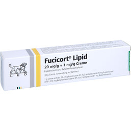 Abbildung: Fucicort Lipid 20 mg / g + 1 mg / g Creme 30 g, Creme PZN 07685596