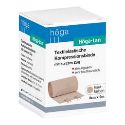Abbildung: Höga Lan Kurzzugbinde 8cmx5m 1 St, Binden PZN 07688761