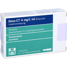 Abbildung: Dexa-CT 4 mg / 1 ml Ampullen 3X1 ml, Injektionslösung PZN 07692538