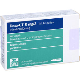 Abbildung: Dexa-CT 8 mg / 2 ml Ampullen 3X2 ml, Ampullen PZN 07692550