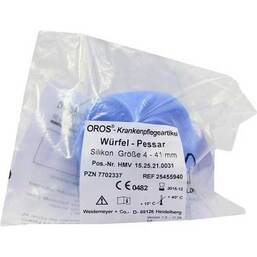 Abbildung: Würfelpessar Silicon 41 mm Größe 4 1 St PZN 07702337