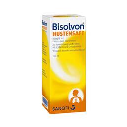 Abbildung: Bisolvon Hustensaft 8 mg/5 ml Lösung zum Einnehmen, 100 ml PZN 07706855