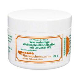 Abbildung: Wollwachsalkoholsalbe wasserh.mit Olivenöl 5% 100 g, Salbe PZN 07708802