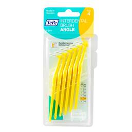 Abbildung: Tepe Angle Interdentalbürste 0,7mm gelb 6 St, Zahnbürste PZN 07708877