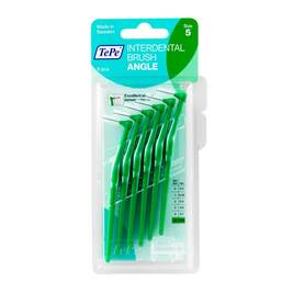 Abbildung: Tepe Angle Interdentalbürste 0,8 mm grün 6 St, Zahnbürste PZN 07709032