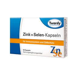 Abbildung: Zink + Selen Kapseln Kapseln, 40 St PZN 07709629