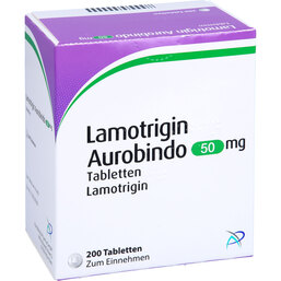 Abbildung: Lamotrigin Aurobindo 50 mg Tabletten 200 St, Tabletten PZN 07712784