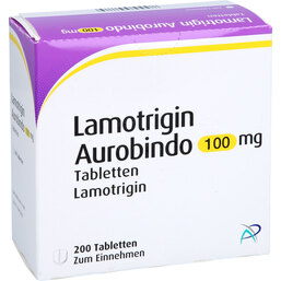 Abbildung: Lamotrigin Aurobindo 100 mg Tabletten 200 St, Tabletten PZN 07713312