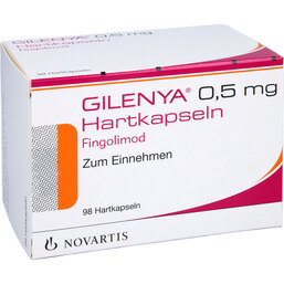 Abbildung: Gilenya 0,5 mg Hartkapseln 98 St, Hartkapseln PZN 07713335