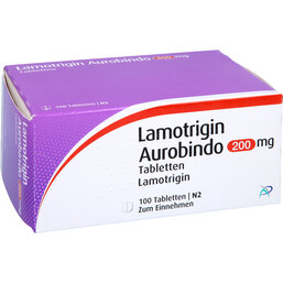 Abbildung: Lamotrigin Aurobindo 200 mg Tabletten 100 St, Tabletten PZN 07713341