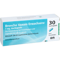 Abbildung: Broncho Vaxom für Erwachsene Kapseln 30 St, Hartkapseln PZN 07715618